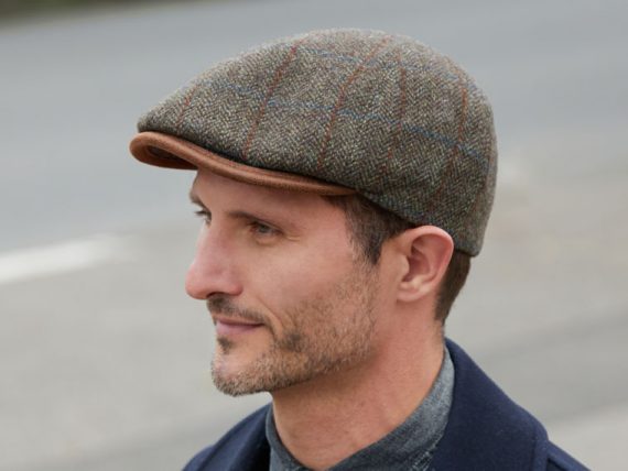 _0001_Schiebermütze Schurwolle Karo